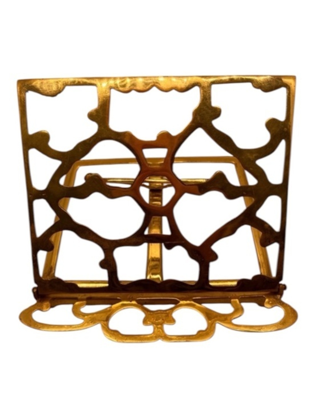 Mid 20th Century Brass Book Stand